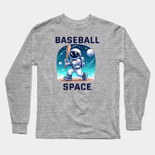 Baseball Space - Play with Astro Long Sleeve T-Shirt